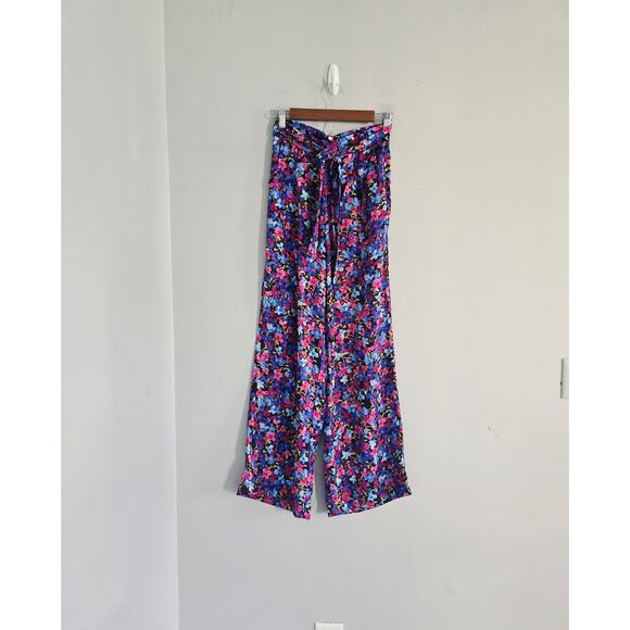 Leo & Ugo Paris Colorful Floral Pants Size 0 NWT - Picture 3 of 4